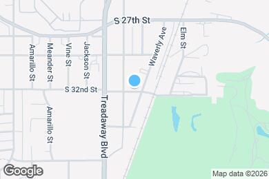 Map image of the property - 1410 S 32nd St