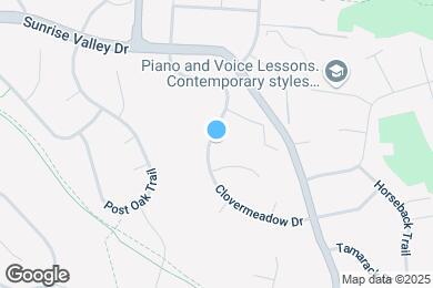 Map image of the property - 1825 Clovermeadow Dr