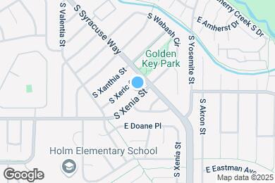 Map image of the property - 3009 S Xenia St
