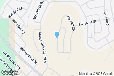 Map image of the property - 16195 SW 48th Cir
