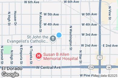 Map image of the property - 315 N Taylor St