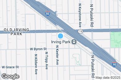 Map image of the property - 3925 N Keeler Ave