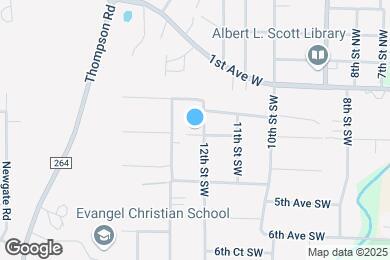 Map image of the property - 241 12th St SW