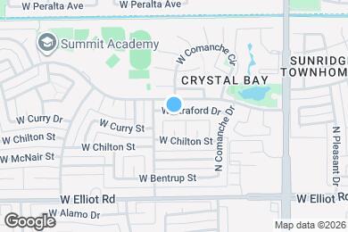 Map image of the property - 1311 W Straford Dr