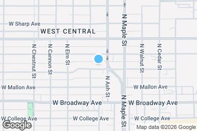 Map image of the property - 1718 W Dean Ave