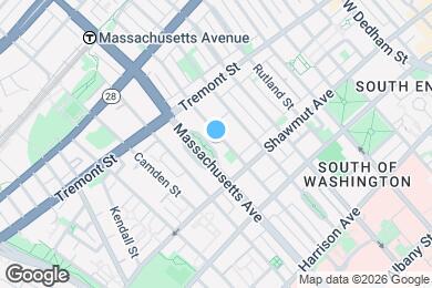 Map image of the property - 550 Massachusetts Ave