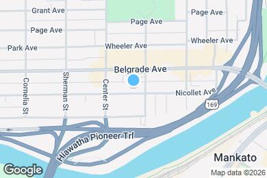 Map image of the property - 414 Nicollet Ave