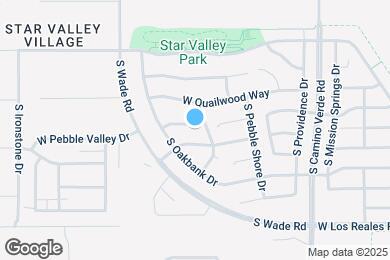 Map image of the property - 6845 W Vindale Way