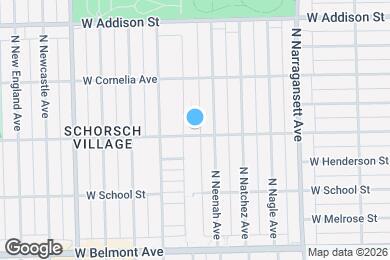 Map image of the property - 6552 W Roscoe St