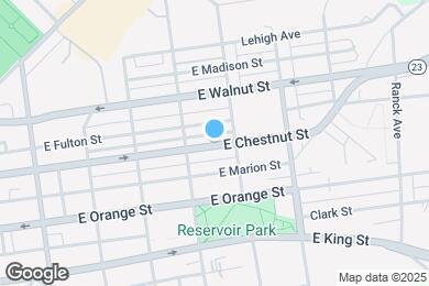 Map image of the property - 733 E Chestnut St