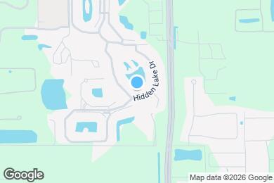 Map image of the property - 2324 Hidden Lake Dr