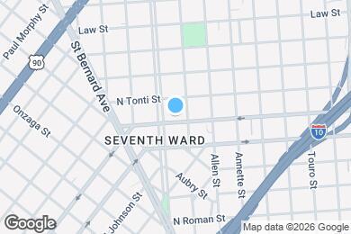 Map image of the property - 1819 N Miro St