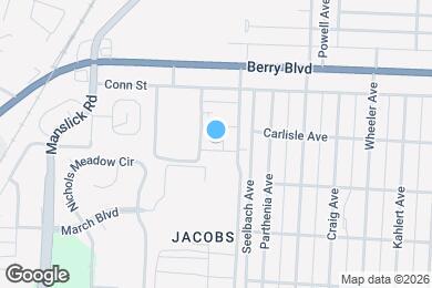 Map image of the property - 1707 Lafayette Dr