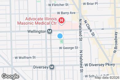 Map image of the property - 915 W Oakdale Ave