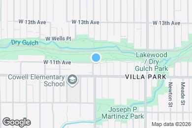 Map image of the property - 1040 Tennyson St