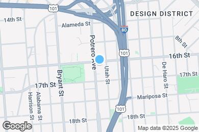 Map image of the property - 311 Potrero Ave