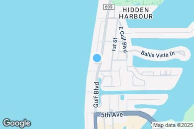 Map image of the property - 708 Gulf Blvd