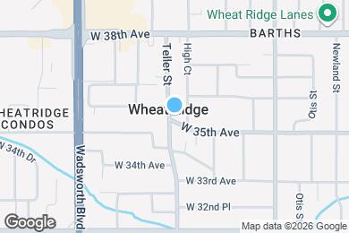 Map image of the property - 3502 Teller St