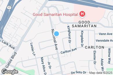 Map image of the property - 4814 National Ave