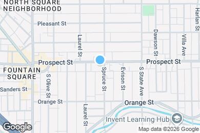 Map image of the property - 1443 Prospect St