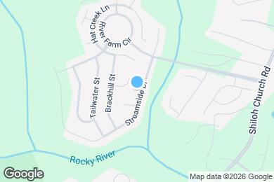Map image of the property - 3351 Streamside Dr