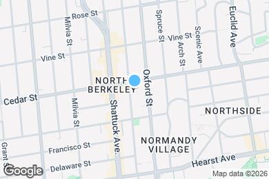 Map image of the property - 1605 Walnut St