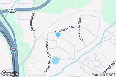 Map image of the property - 1424 Shadowbrook Dr