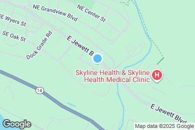 Map image of the property - 817 E Jewett Blvd