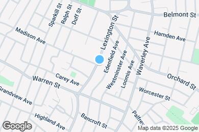 Map image of the property - 241 Lexington St