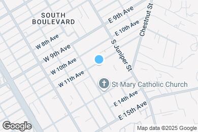Map image of the property - 141 E 11th Ave