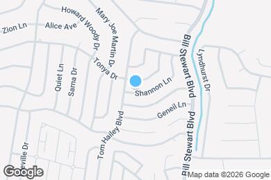 Map image of the property - 1240 Shannon Ln