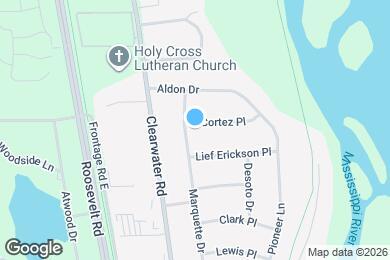 Map image of the property - 2418 Marquette Dr