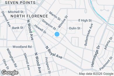 Map image of the property - 415 Howell St