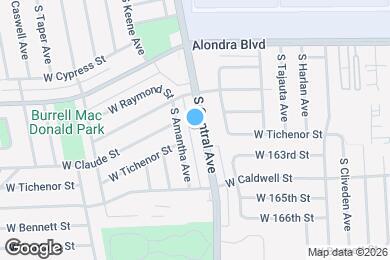 Map image of the property - 1107 S Central Ave