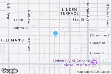 Map image of the property - 628 E Drachman St