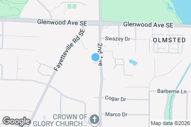 Map image of the property - 1881 2nd Ave