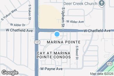 Map image of the property - 8327 S Upham Way