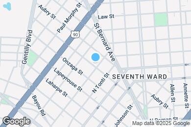 Map image of the property - 2409 Dabadie St