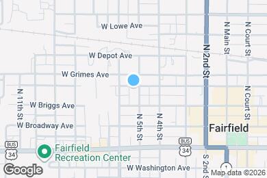 Map image of the property - 206 N 5th St