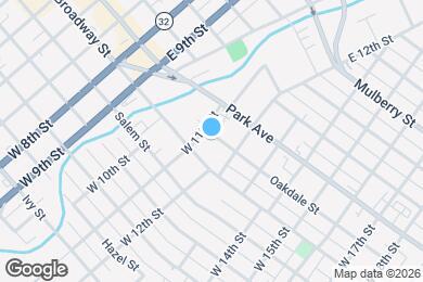 Map image of the property - 1126 Oakdale St