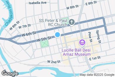 Map image of the property - 412 Lafayette St