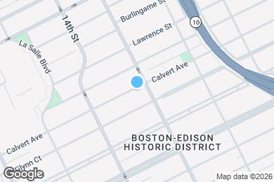 Map image of the property - 1929 Calvert Ave