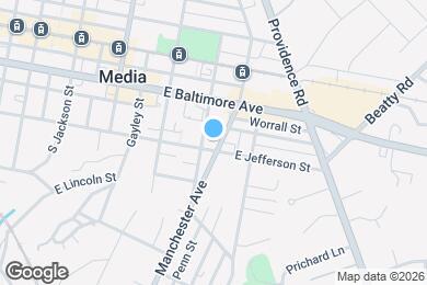 Map image of the property - 321 E Jefferson St