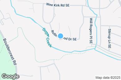 Map image of the property - 1833 Rollingwood Dr SE