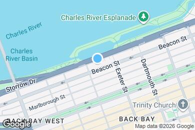 Map image of the property - 316 Beacon St