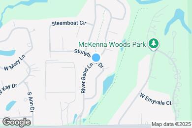 Map image of the property - 2608 River Bend Ln