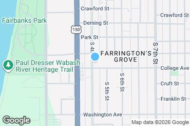 Map image of the property - Anthony Square Senior Apartments