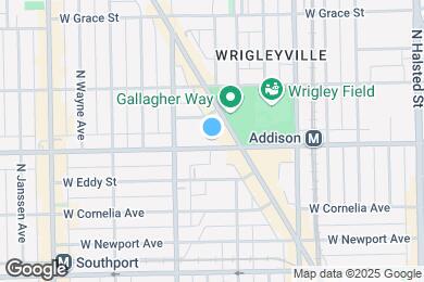 Map image of the property - 1122 W Addison St