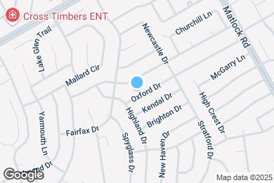 Map image of the property - 1407 Oxford Dr