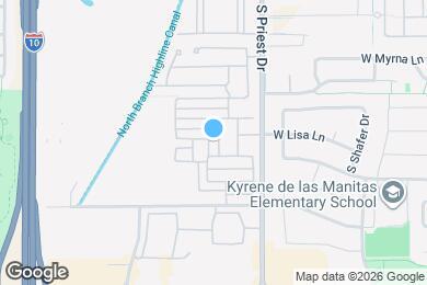 Map image of the property - 1326 N Zane Dr